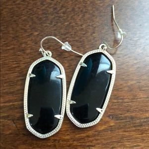 Gold and black Elle earring